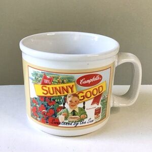 Vintage Campbells Soup Mug Sunny Good - Tomato Is A Fruit 2005 Collectible